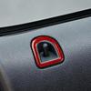Carbon Fiber Car Interior Accessories Decoration Cover Sticker Trim Compatible with Ford Mustang 2009-2013 (Red Carbon Fiber, Door Lock Cover) view 2