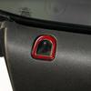 Carbon Fiber Car Interior Accessories Decoration Cover Sticker Trim Compatible with Ford Mustang 2009-2013 (Red Carbon Fiber, Door Lock Cover) view 3