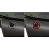 Carbon Fiber Car Interior Accessories Decoration Cover Sticker Trim Compatible with Ford Mustang 2009-2013 (Red Carbon Fiber, Door Lock Cover) view 4
