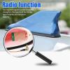 Car Shark Fin Aerial Antenna for Jeep Compass II (MP) 2017 2018 2019 2020 2021, Shark Fin Antenna Topper Roof Aerial Cover Trim, Car Accessories,Blue view 3