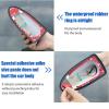 Car Shark Fin Aerial Antenna for Hyundai Nexo 2018 2019 2020 2021 2022 2023 2024 2025, Shark Fin Antenna Topper Roof Aerial Cover Trim, Car Accessories,Blue view 4