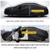 Waterproof Car Cover for Opel Corsa-e (2023-Present), Outdoor Thicken Full Car Covers with Cotton Lining, Hail Blanket Rain Snow Hail Sun UV Protection Covers view 2