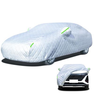 Hail Protection car Cover Compatible with Rolls-Royce Corniche Thickened Full car Cover Waterproof Snowproof dustproof Scratch-Resistant All-Weather Outdoor car Cover(Color:Silver)