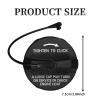 Eponcia Gas Cap Fuel Cap Cover Replacement for Jeep Wrangler Dodge Grand Cherokee Compass Patriot Ram Charger Challenger Durango Fuel Tank Filler Covers Accessories 52030377AB 5278632AG 52030377AA view 2