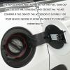 Eponcia Gas Cap Fuel Cap Cover Replacement for Jeep Wrangler Dodge Grand Cherokee Compass Patriot Ram Charger Challenger Durango Fuel Tank Filler Covers Accessories 52030377AB 5278632AG 52030377AA view 4