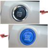 Bilisin Aluminum Engine Push Start Button Cover Trim Compatible with Toyota Camry 8th Gen 2018-2023 Ignition Button Cover Interior Accessories(Blue) view 2