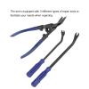 YONGZURA Rivet Buckle Removal Tool Set 3PCS | Manganese Steel Plier for Auto Repair | Fastener Clamp Remover for Cars/Trucks/SUVs | Secure Grip Handle with Storage Bag view 2