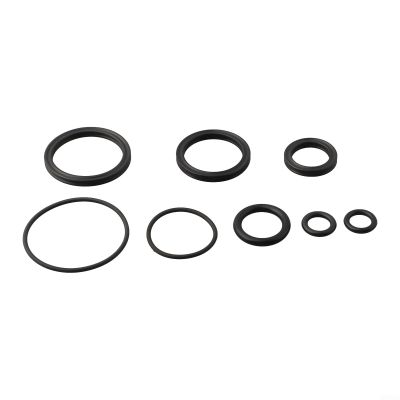 8/16pcs Bike Rear Shock Air Seal Ring Kit Fit For Fox Air Pressure Version Absorber Including RP23, DHX5.0, DPS, CTD, Float R Series Rubber O-Ring Replacement For Cycling Maintenance(8PCS)