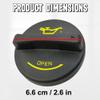 Riloer Fuel Tank Cap, Replace 26510-26620, Oil Filler Plug Cover, Compatible with Hyundai Accent 1.5L 1.6L 2000-2005, Compatible with Hyundai Elantra 2.0L 2001-2006, 1 pc view 2