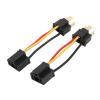 2PCS H4 Headlight Socket Converter, Headlight Wiring Harness Adapter Plug, Standard H4 Female Socket with Terminals, Replacement for H4656 H5054 H6052 H6053 H6054 view 1