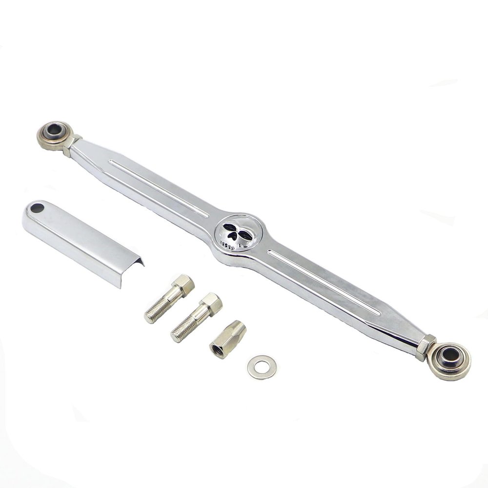 Chrome Skull Shift Linkage Gear Shift lever Cruiser For 1980-2018 Harley