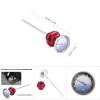 Segrehy Motorcycle Oil Dipstick Temperature Gauge High Precision CNC Aluminum Alloy Oil Level Checker for 125cc Motocross Motorbike Black Silver Red Optional (Red) view 4