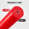 EVIL ENERGY 1/8 Silicone Vacuum Tubing Hose Line 10FT 130PSI Max Pressure Red (3mm ID) view 2