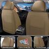 INSORIC Car Seat Covers for Dodge Ram 1500 2002-2025, Waterproof Nappa Leather Car Seat Protector, Comfortable and Anti-Slip Car Seat Cover&Accessories(2 Seats with Headrests/Brown Coffee) view 4