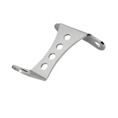 Universal Motorcycle Headlight Bracket Mount for Harley Sportster & Cruiser Bikes, Stainless Steel Adjustable Headlamp Support