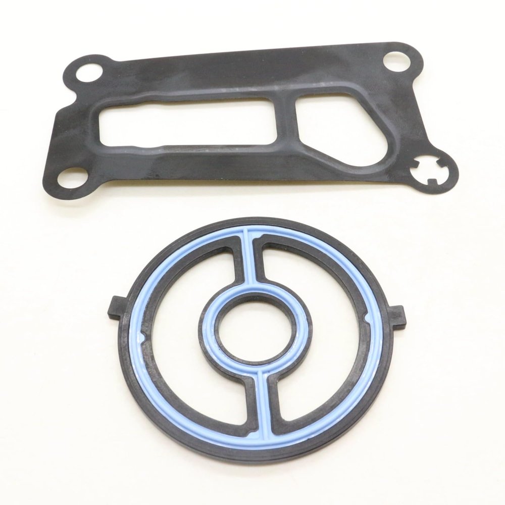 DZMZL Oil Cooler & Oil Filter Housing Seal Gasket LF0214700 & LF0214342 Kit Fits For Mazda 3 5 6 MX-5 Miata CX7 Tribute Qty 1 Sets
