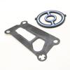 DZMZL Oil Cooler & Oil Filter Housing Seal Gasket LF0214700 & LF0214342 Kit Fits For Mazda 3 5 6 MX-5 Miata CX7 Tribute Qty 1 Sets view 3