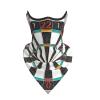 Neck Gaiter Face Mask Bandana for Men Women Uv Protection Windproof Bandanas Headband Breathable Fishing Face Cover Dart Board Ski Mask Black view 1