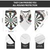 Neck Gaiter Face Mask Bandana for Men Women Uv Protection Windproof Bandanas Headband Breathable Fishing Face Cover Dart Board Ski Mask Black view 3