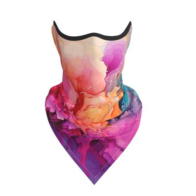Neck Gaiter Face Mask Bandana for Men Women Uv Protection Windproof Bandanas Headband Breathable Fishing Face Cover Colorful Watercolor Painting Ski Mask