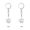 Kangweida 20 Years Down Forever To Go Couple 20th Weddings Durable Aluminum Round Keychain Stylish Useful view 2