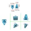 Sepdlnzy 200pcs Auto Door Trim Panel Retainer Plastic Retaining Clips Car Rivet Auto Fastener and Clip 87758-3l000 view 3