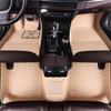 NYWXCFF Custom Car Floor Mats Compatible with Toyota RAV4,Camry,Tacoma, Corolla,Highlander etc All-Weather Protection Luxury Leather Car Mats 1999-2025 (3D Beige) view 1