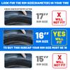 I1MOTOR Hubcaps 16 Inch Universal Wheel Rim Cover view 4