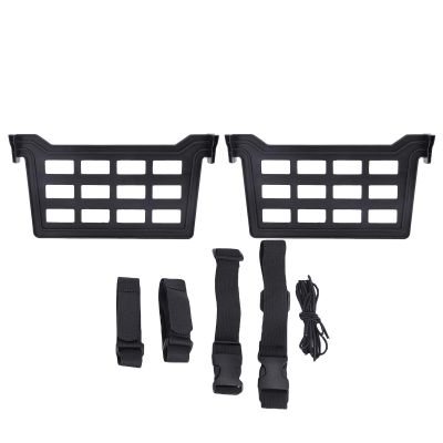 SASKATE Rear Under Seat Divider Panel ABS Under Seat Storage Organizer Replacement for MAVERICK 2022-2025 with FITS Slots Easy Install Secure Fit No Noise