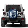 Foruidea Elephant Forests Abstract Spare Tire Cover with Backup Camera Hole Wheel Tire Cover Fit Trailer, RV, SUV and Many Vehicle 16inch view 1