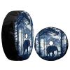 Foruidea Elephant Forests Abstract Spare Tire Cover with Backup Camera Hole Wheel Tire Cover Fit Trailer, RV, SUV and Many Vehicle 16inch view 3