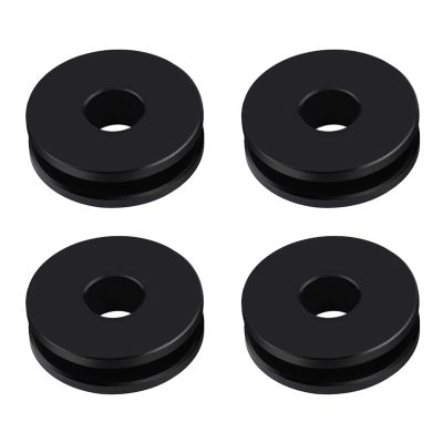 Windshield Bushing Grommets Detachable Premium Quality Motorcycle Windshield Mounting Kit for Heritage Black POM Material 25 x 7.5 x 8.5mm 4pcs