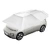 trggvvrt Semi Automatic Car Tent, 13.78 * 7.2ft Removable Carport Folding Portable Car Protection, Sun Protection Mobile Car Awning Canopy for Vechiles with Sunroof, Silver Grey view 1