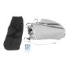 trggvvrt Semi Automatic Car Tent, 13.78 * 7.2ft Removable Carport Folding Portable Car Protection, Sun Protection Mobile Car Awning Canopy for Vechiles with Sunroof, Silver Grey view 3