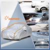 Car Cover All-Weather Waterproof for Rolls-Royce Park Ward 2000-2002,Car Covers Winter,Outdoor Full Cover Sun Rain UV Dust Snow Protection with Door Zipper,(Silver-for Rolls-Royce Park Ward 2000-02) view 3