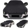 Half Car Cover Custom Fit for BMW X5/X6 Windshield Cover Outdoor, Heavy Duty Waterproof Truck/SUV/Sedan Protector, Icing Snow Frost Protection view 1