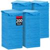 HOMERHYME Microfiber Cleaning Cloth, 200 Pack Blue Cleaning Rags Microfiber Towel Bulk Absorbent Lint-Free Wash Cloths, All-Purpose Towels for Cars, Shop, Automotive, Garage, Home & Kitchen view 1