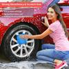 HOMERHYME Microfiber Cleaning Cloth, 200 Pack Blue Cleaning Rags Microfiber Towel Bulk Absorbent Lint-Free Wash Cloths, All-Purpose Towels for Cars, Shop, Automotive, Garage, Home & Kitchen view 4