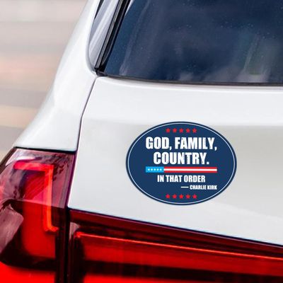 Justice for Charlie Political Protest Magnet, A True Patriot Charlie Kirk, Charlie Kirk is My Hero, Charlie Kirk Freedom Magnet, 6" x 4.5"