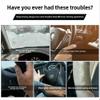 SGTGKJJM Car Steering Wheel Wrap Non-Slip Car Steering Wheel Cover Hand-Stitched Black Leather for Mercedes for Benz C-Class W205 2014-2018 view 3