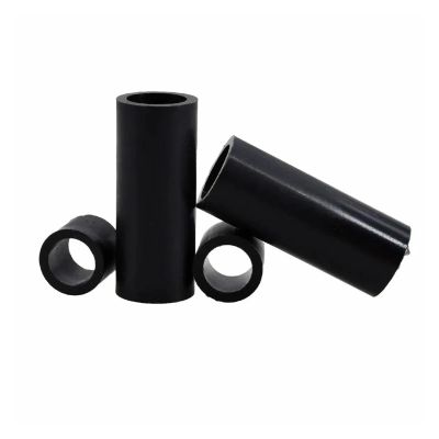 XAOLIUZi 60-120pcs ABS Nylon Spacer Black or White Round Standoff Spacer Non-Threaded Hollow Standoff Washer Board L=3-50mm(Black,10mm (60pcs),M5.2 (OD11))