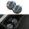 Car Cup Holder Coaster 2 Pcs Non-Slip Insert Cup Holder Pads Mountain Bike Tournament Car Coasters Rubber Car Cup Mat Absorbent Drink Coasters Universal Car Interior Accessories for Most Vehicle view 1