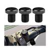 Norkmdi M10 x 1.25 Motorcycle Mirror Hole Plugs, 3PCS Aluminum Alloy Anti-Rust Motorbike Rear View Mirror Hole Plug Screws, Motorcycle Replacement Accessories, Compatible with FZ07 FZ09 FZ1 view 1