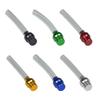 6 Pack Universal Motorcycle Fuel Tank Cap Vent - Aluminum Breather Hose, Fits ATVs, Dirt Bikes, and Pit Bikes (Mixed-color+White, Large-6) view 1