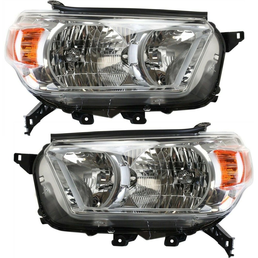 LORIYOKS Headlight Set Left Right Clear Lens for Toyota 4Runner 2010-2013