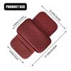 HABNVUON Car Center Console Cover, Armrest Cover for Car, Leather Center Console Pad with 2 Storage Bags, Automotive Accessories Waterproof Armrest Seat Box Protector for Most Vehicles (Red) view 2