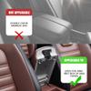 HABNVUON Car Center Console Cover, Armrest Cover for Car, Leather Center Console Pad with 2 Storage Bags, Automotive Accessories Waterproof Armrest Seat Box Protector for Most Vehicles (Red) view 4