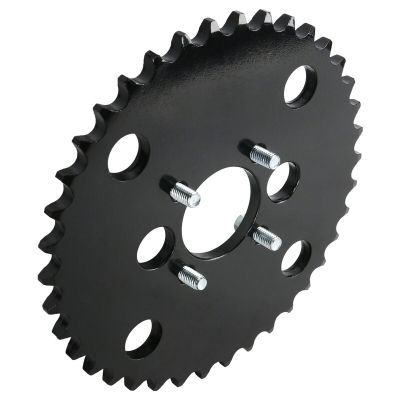 #530 38 Tooth Rear Chain Sprocket 48mm Bore, 4 Bolt, Heavy Duty 530 Chain Sprocket for 32" Rear Axle ATV, Go Kart, UTV, Quad, Trike, Golf Cart, Buggy, Dirt Pit Bike, 4 Wheeler, Scooter, Mini Bike