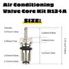 LARINITY 24PCS Air Conditioning Valve Core Kit A/C R134 Car AC Refrigerant High Pressure Valve Cores Automotive Air Conditioning Refrigeration Repair Tire Valve Stem for R134 R134A Series view 2