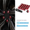RCSCDSZ Car Wheel Nut for Infiniti Q50 2014-2018, Hub Lugs Nuts Tire Bolts Rims Protective Tyre Valve Screw Cap Cover Removal Replacement Accessories,D/Red-A/17mm view 4